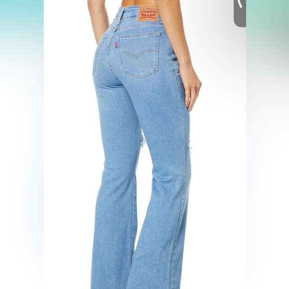 NWT Levi's Women's 726 High Rise Flare Jeans- LONG - Picture 2 of 3